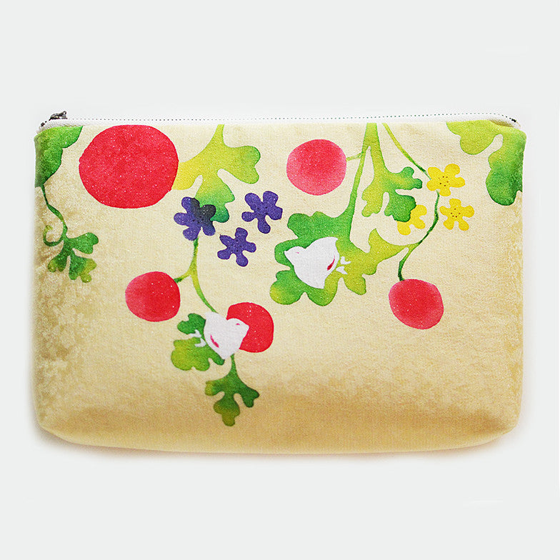 SILK KIMONO COSMETIC POUCH